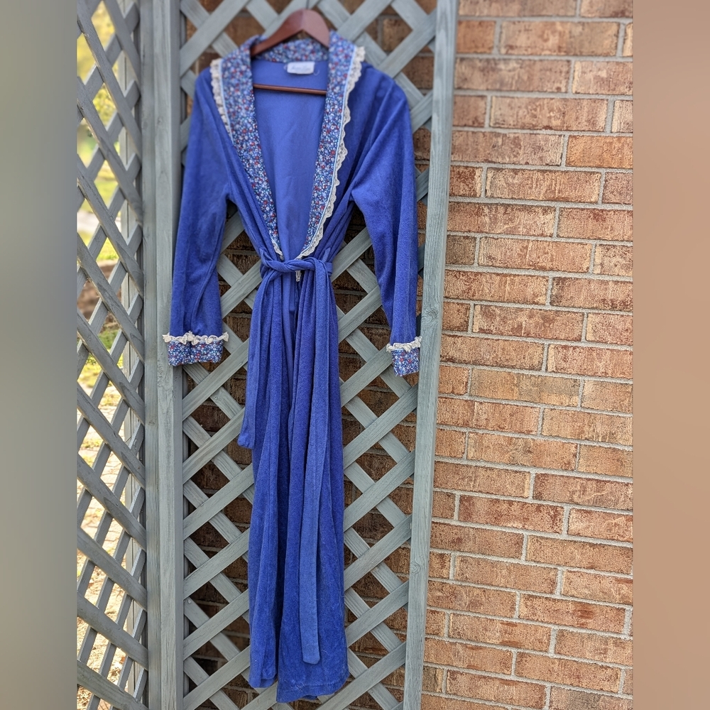 Vintage Cottagecore Coquette Lingerie Robe